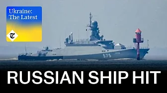Russian cruise missile ship 'hit' in asymmetric attack & 'hellfire' rains down Ukraine and Russia