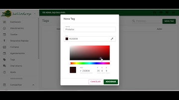 Criando respostas rápidas e tags no chatbot - Whaticket Saas