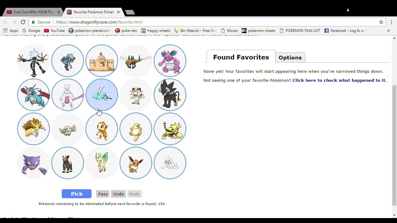 Favorite Pokémon Picker YouTube Favorite Pokémon Picker YouTube