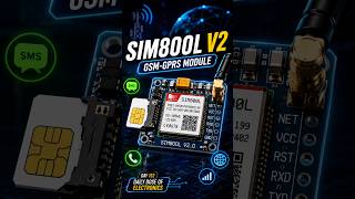 SIM800L V2 GSM-GPRS Module #jagstech #arduino #sim800l #dailydoseofelectronics #arduinoproject