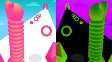 Long Neck Run 🏃 vs Reverse gameplay  Colour Run walkthrough , iOS Android New Update ( part : 1582 )