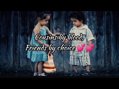 Happy Cousins Day Status / Cousins Day wishes / Cousins Day WhatsApp Status / Happy Cousins Day