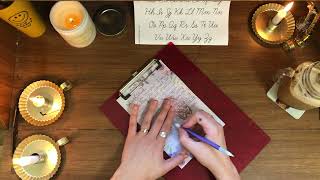 ASMR | Practice Writing a Letter in Cursive | No Talking