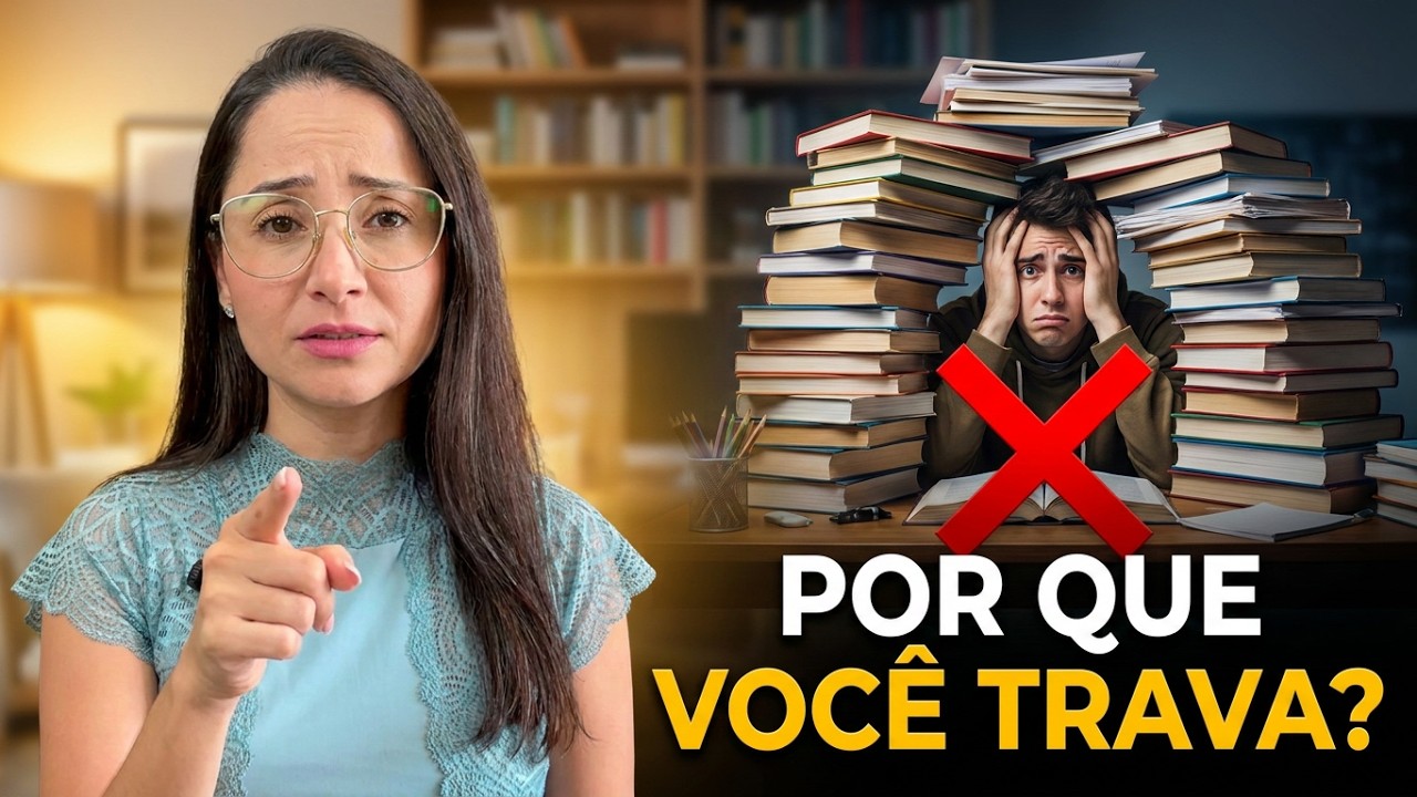 5 MOTIVOS PSICOLÓGICOS que fazem você TRAVAR mesmo estudando todos os dias