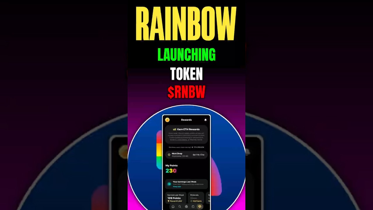 Rainbow Wallet Launching Token | Rainbow Wallet Points | Rainbow Wallet Airdrop TGE On Q4 2025