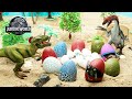 Protect the dinosaur eggs! Assembling Dinosaurs Jurassic World