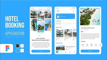Hotel Booking App UI Design  |  On Figma  |  Creative & Modern App UI Designs