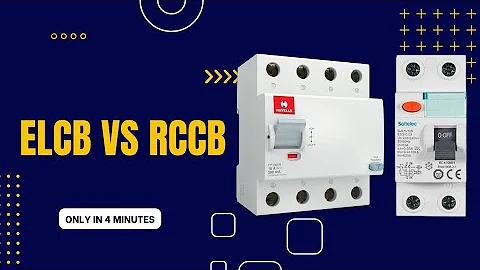 What is the Difference between ELCB and RCCB? #electrology explained