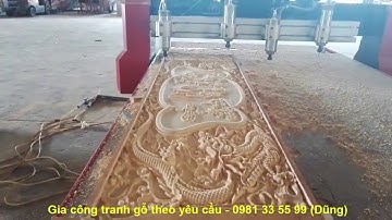 Nhận Gia Công Khắc CNC Gỗ Giá Rẻ Tại Khu Vực Phía Nam | Gia Công Cắt Khắc CNC