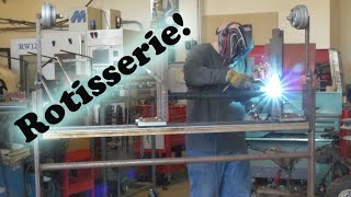 DIY Welding Rotisserie Positioner Fixture - How to build a welding positioner Homemade Shop Tool
