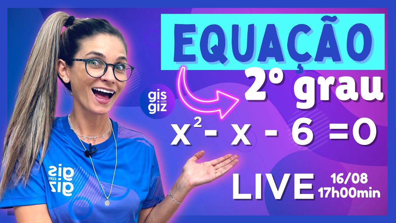 EQUAÇÃO BIQUADRADA, EQUAÇÕES DO 2º GRAU, \Prof. Gis/