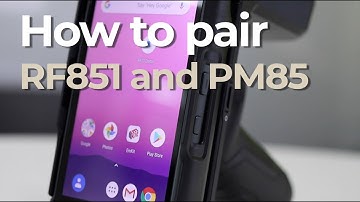 How to pair RF851 with PM85 via Bluetooth