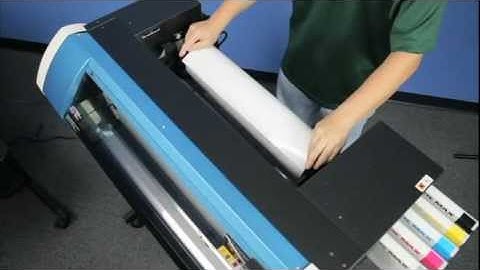 BN-20 How to use: 2-4 Loading Roll Media