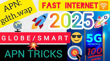 🛜 🔥Fast Internet 2025 | For Globe/Smart APN TRICKS!