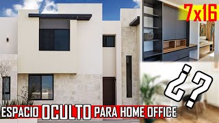 CASA DE 7x16 (3 recamaras y HOMEOFFICE)