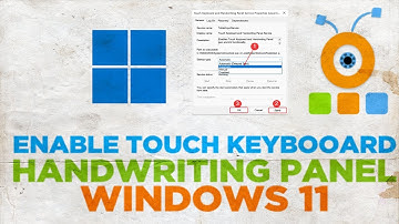 How To Enable Touch Keyboard and Handwriting Panel Service in Windows 11