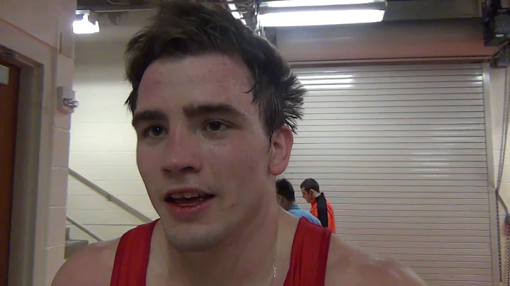 Brian Realbuto (Cornell) after 174 EIWA quarterfin...