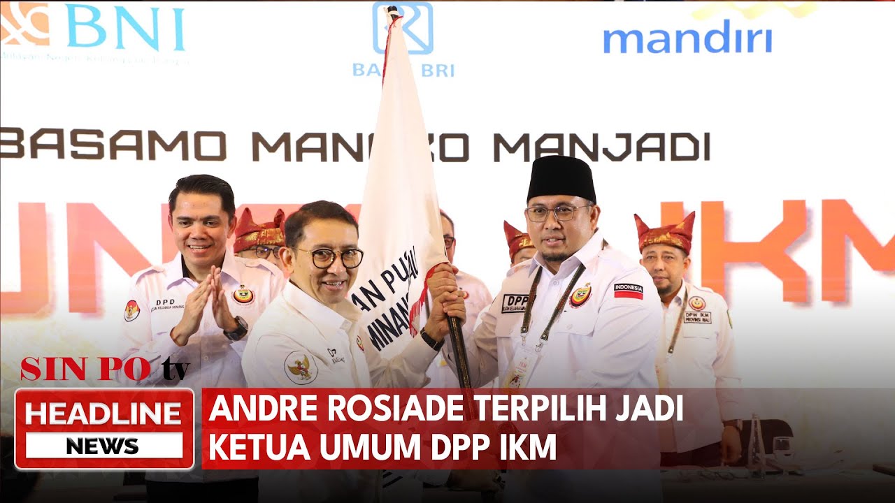 Andre Rosiade Terpilih Jadi Ketua Umum DPP IKM - YouTube