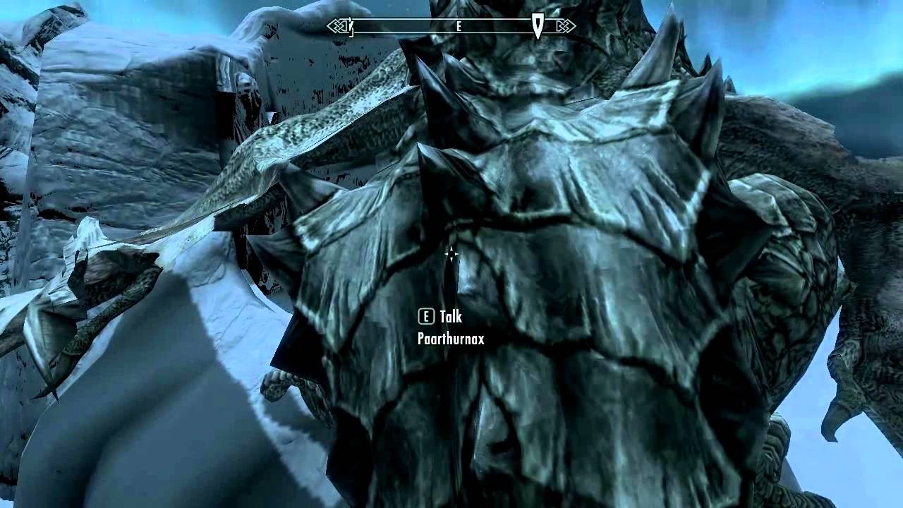 Skyrim Paarthurnax Statue