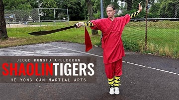 Zwaard Basis 1 - Jeugd Kungfu Apeldoorn Shaolin Tigers | He Yong Gan
