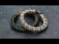 4 Strand Round Braid Knot and Loop Paracord Bracelet Tutorial