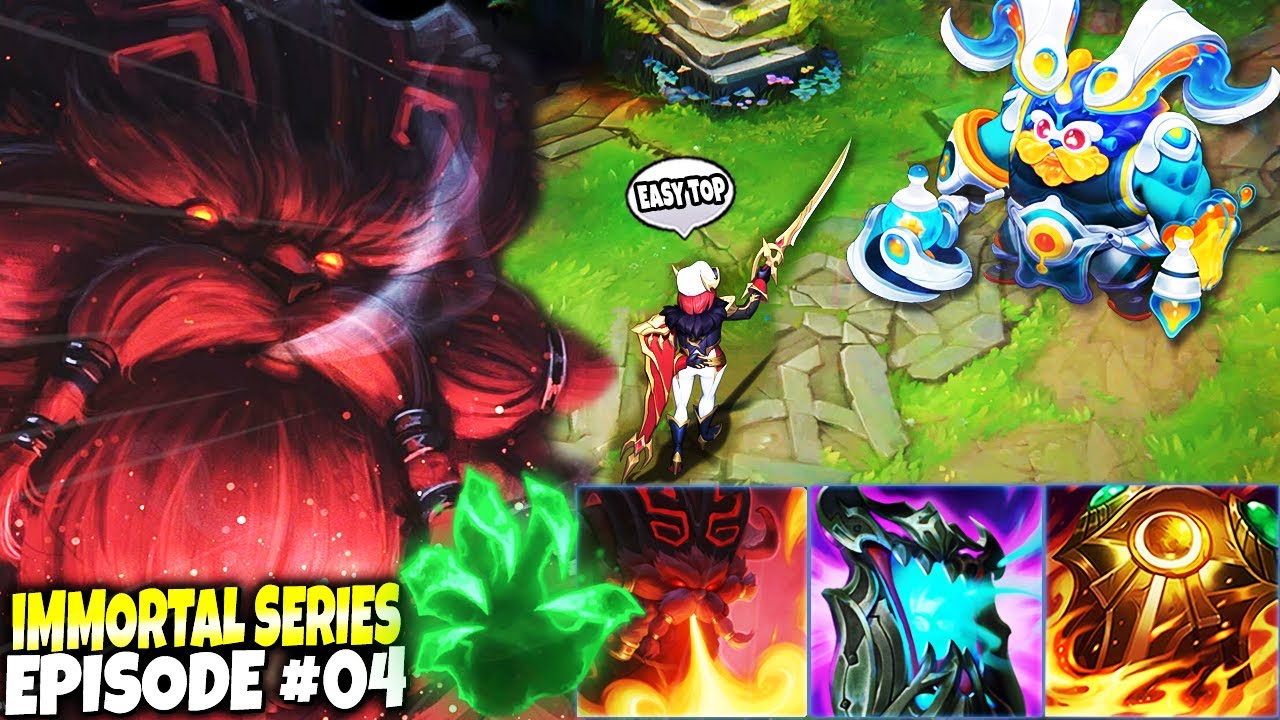 Fiora Main thought it would be EASY to Counter my ORNN BUILD 💀🔨 | Immortal Series #04 Short Version