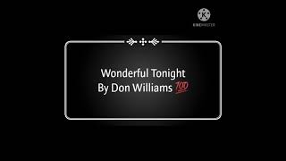 Watch Don Williams Wonderful Tonight video