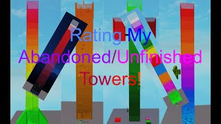 Rating My Tower Creations! | JToH