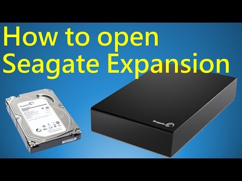 How to open Seagate Expansion External Hard Drive