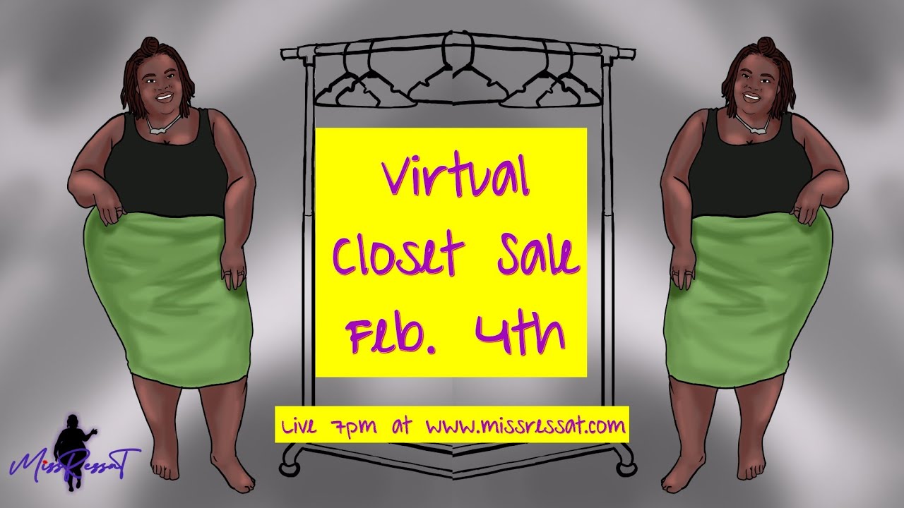 Closet Sale Announcement! Plus Size Fashion MissRessaT YouTube