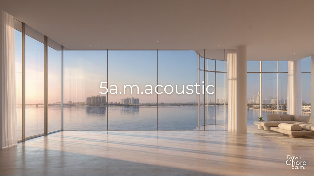 窓を開けて、朝の空気を入れ替える。午前5時の、リフレッシュ・アコースティック｜5 a.m. Refreshing Acoustic☀️🍃