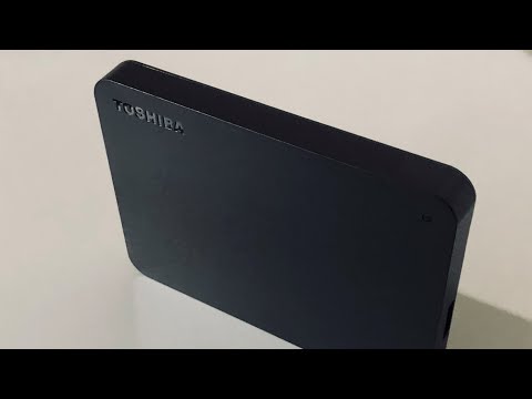 Review and testing external hard drive Toshiba Canvio Basics 1 TB