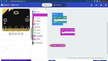 Programming 2 external buttons (P0, P1) for Micro:Bit on MakeCode