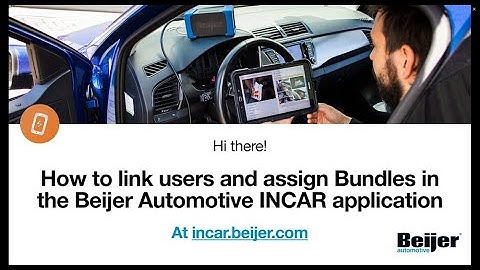 INCAR: How to link users and assign Bundles