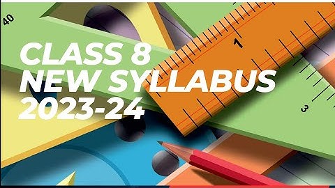 NCERT New Maths Book | Rationalised 2023-24 | Class 8