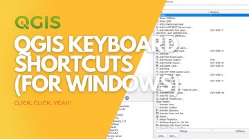 Windows keyboard shortcuts in QGIS