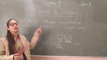 Science Chapter-8 Materials and solutions Class 4