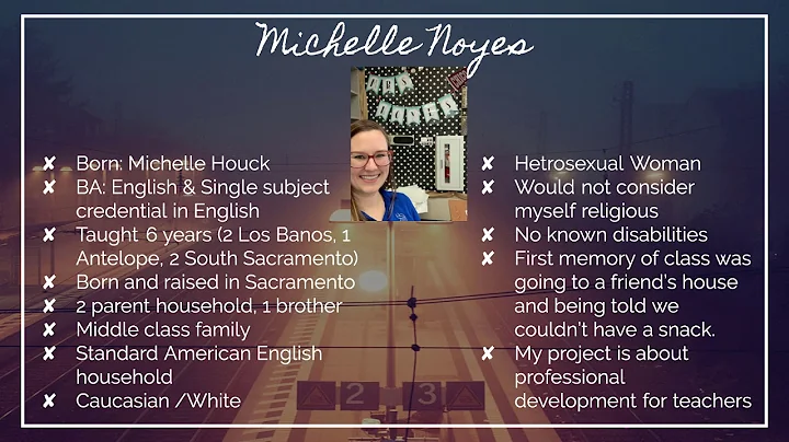 Long Introduction - Michelle Noyes