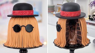 Addams Family Cake - Cousin Itt Cake Tutorial