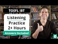Toefl listening practice questions answers included