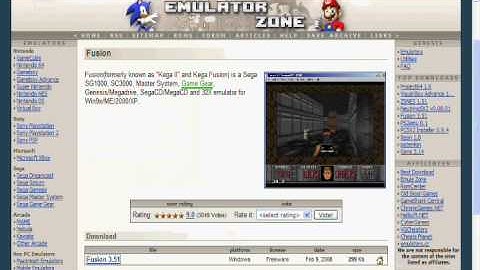 kega fusion sega emulator for pc