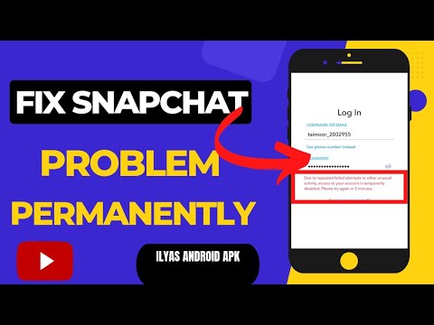 Fix Snapchat problem