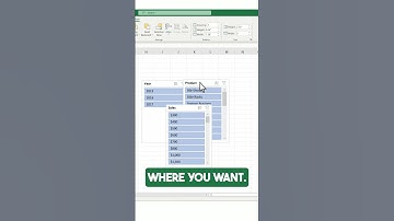 📊 Learn how to effectively filter your data in Excel using Slicers