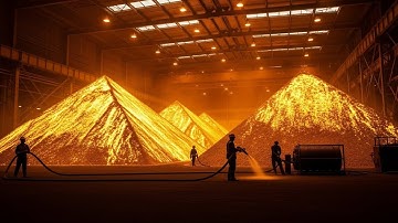 Inside the Gold Mining Factory – How Gold Is Extracted and Processed (Full Process)