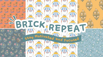 How to Make a Brick Repeat Pattern in Photoshop | Textile Design Tutorial