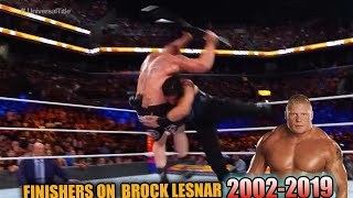 Famous WWE ALL FINISHERS  ON BROCK LESNAR 2002 TO 2019 HIGHLIGHTS Net Worth