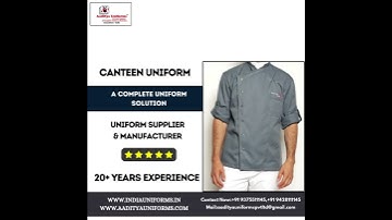Canteen Uniform Available At Aaditya Uniforms