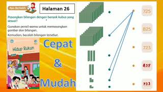 Video ini berisi pembahasan soal matematika buku tema 1 kelas 2 hidup
rukun halaman 26 memasangkan bilangan dengan banyak kubus yang sesuai.
semoga bermanfaa...