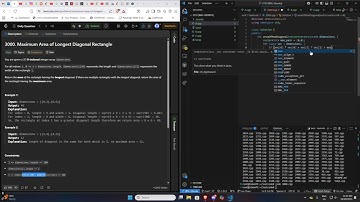 Leetcode - 3000. Maximum Area of Longest Diagonal Rectangle
