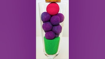 Very Satisfying and Relaxing, Kinetic Sand ASMR, Drop and Squish #asmr #satisfying #shorts